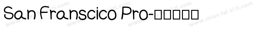 San Franscico Pro字体转换